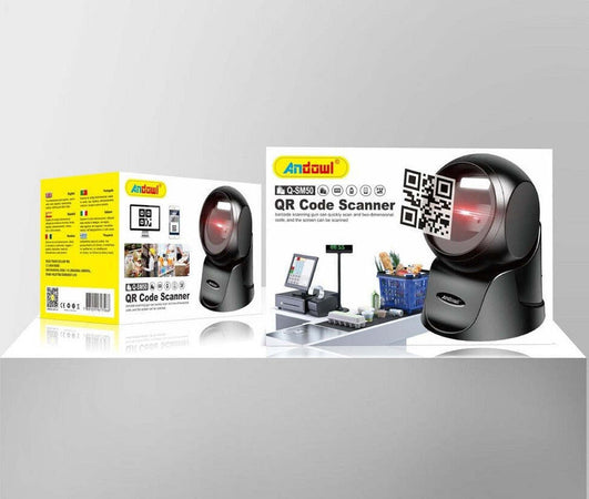 Scanner Barcode Lettore Di Codici A Barre Qr Code 1d 2d Usb Da Tavolo Q-sm50 Cancelleria e prodotti per ufficio/Elettronica per ufficio/Prodotti per la vendita (POS)/Lettori di codice a barre Trade Shop italia - Napoli, Commerciovirtuoso.it