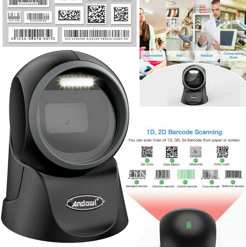 Scanner Barcode Lettore Di Codici A Barre Qr Code 1d 2d Usb Da Tavolo Q-sm50 Cancelleria e prodotti per ufficio/Elettronica per ufficio/Prodotti per la vendita (POS)/Lettori di codice a barre Trade Shop italia - Napoli, Commerciovirtuoso.it