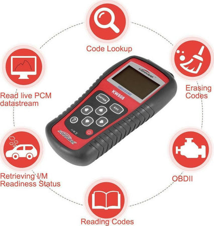 Scanner strumento analisi odbii lettore codici diasgnosi diagnostico odb2 kw808 Auto e Moto/Attrezzi per veicoli/Attrezzi e attrezzatura per motore/Strumenti diagnostici per motore OBD-II TradeKard - Acerra, Commerciovirtuoso.it