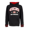 NEW ERA Felpa Leggera Cappuccio Uomo Nfl Oversized Hoodie Saf49e Black/scarlet da uomo