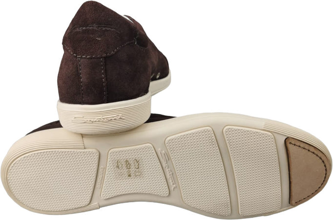 Scarpa Uomo -  Santoni sneakers basse Barrow - Colore Moka