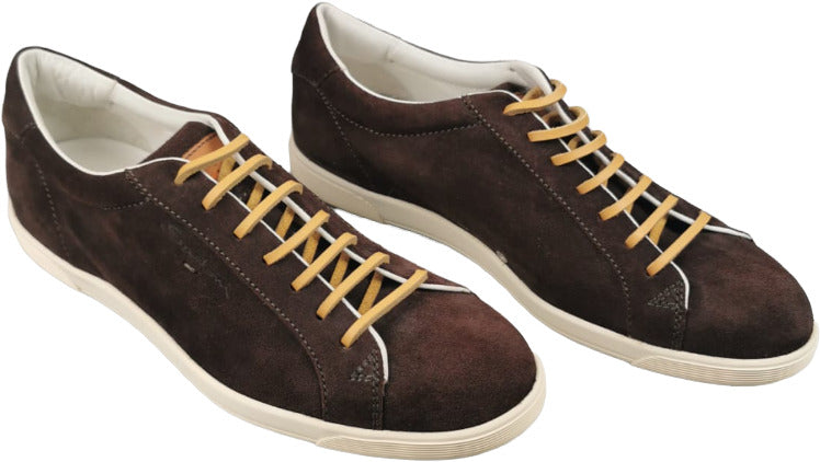 Scarpa Uomo -  Santoni sneakers basse Barrow - Colore Moka