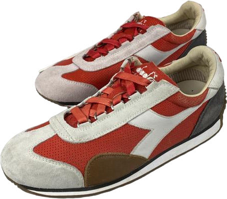 Scarpa uomo - Diadora Heritage - Equipe L Perf SW - Colore rosso/bianco