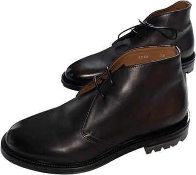 Scarpa uomo Doucal's - Polacchini in pelle - Colore marrone