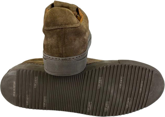 Scarpa uomo Doucal's - Sneaker in pelle scamosciata - Colore Testa di Moro