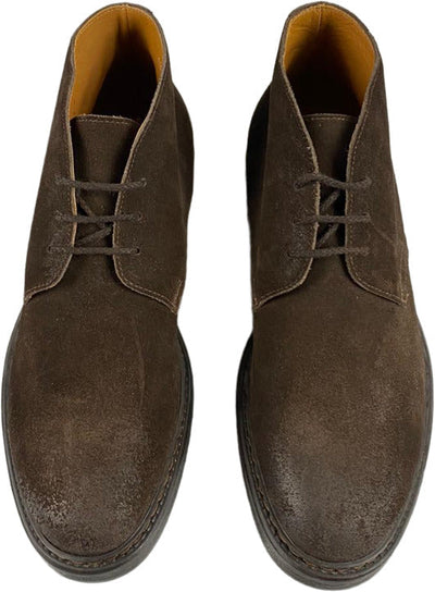 Scarpa uomo Doucal's - Stivaletto - Polacchini in pelle scamosciata - Colore Marrone