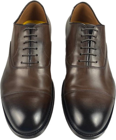 Scarpa uomo Doucal's - Francesina Stringate in pelle - Colore marrone