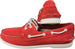 Scarpa uomo Sperry A/O 2-EYE Suede Rosso - mocassino Boat Shoes Eleganti