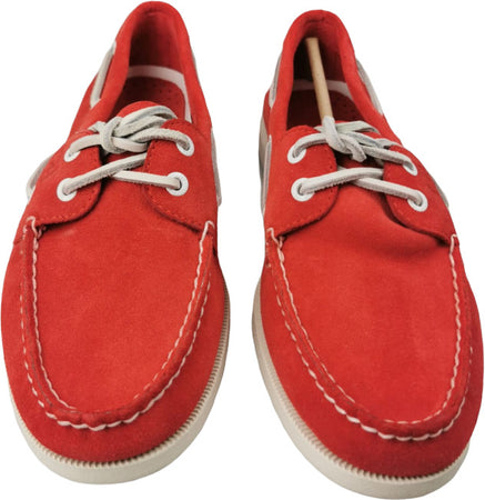 Scarpa uomo mocassino Sperry - A/O 2-EYE Suede - Rosso