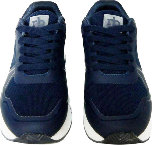 Rocco Barocco Sneakers Uomo AS2005 Navy Blu Scarpe da Ginnastica Sportive Uomo Lacci Suola Bianca in Gomma Eco Pelle SNEKER UOMO L'Orchidea - Siderno, Commerciovirtuoso.it