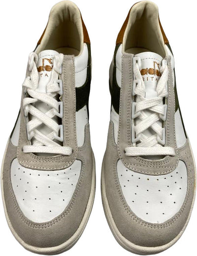 Scarpa uomo sneakers - Diadora Heritage B. Elite S L - Colore Bianco/Verde/Grigio