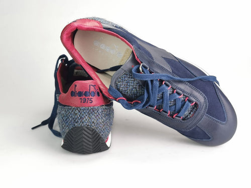 Scarpa uomo sportiva - Diadora Heritage - EQUIPE TWEED blue corsair