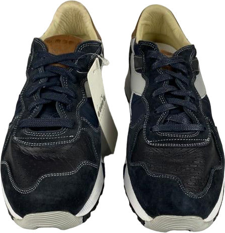 Scarpa uomo sportiva - Diadora Heritage - Trident 90 NYL - Blu/Grigio/Bianco