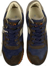Scarpa uomo sportiva - Diadora Heritage  - Trident 90 S SW - Brown turkish coffee/blue - 201.157664C5076