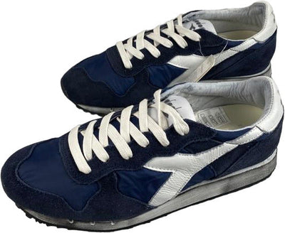 Scarpa uomo Diadora Heritage Trident NY S.W Blue Plum Bianco - Sportive Italiane Premium