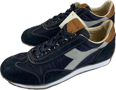 Scarpa uomo sportiva - Diadora Heritage - Equipe ITA - Blu/grigio