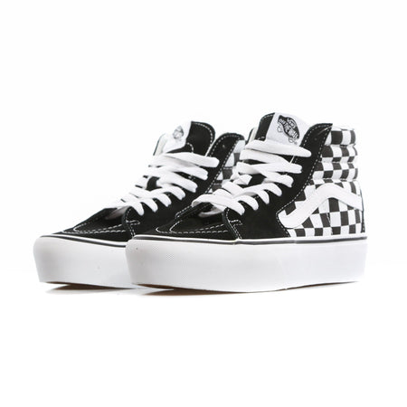 VANS Scarpa Alta Donna Sk8-hi Platform 2 Checkerboard/true White da donna