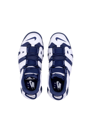 Nike Scarpa Alta Uomo Air More Uptempo 96 White/midnight Navy/metallic Gold da uomo