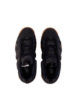 Nike Scarpa Alta Uomo Air More Uptempo Low Black/black/gum Med Brown da uomo