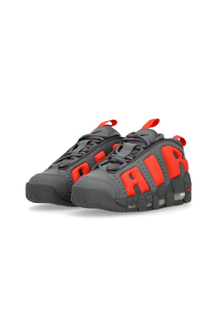 Nike Scarpa Alta Uomo Air More Uptempo Low Dark Grey/lt Crimson/metallic Silver da uomo