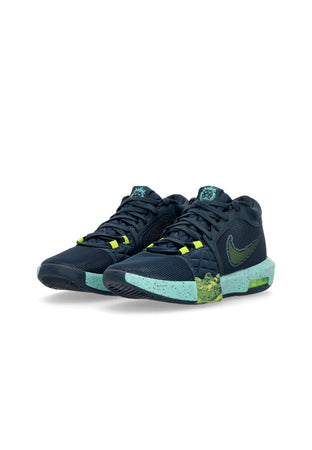 NIKE NBA Scarpa Basket Uomo Lebron Witness Viii Armory Navy/cyber/green Frost/bicoastal da uomo