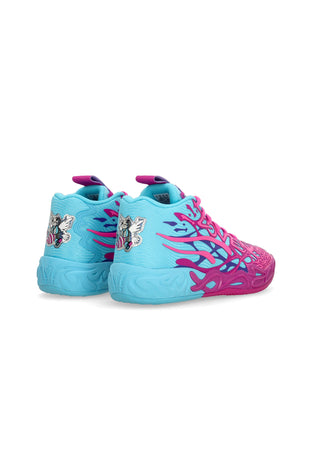 PUMA Scarpa Basket Uomo Mb.04 Iridescent Hornets Deep Orchid/poison Pink da uomo
