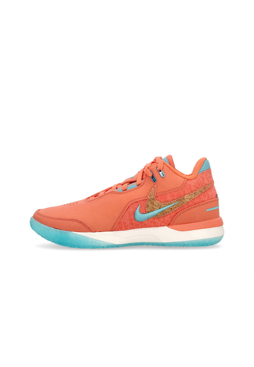 NIKE NBA Scarpa Basket Uomo Zoom Lebron Nxxt Gen Ampd Mineral Blue/lt Wild Mango da uomo