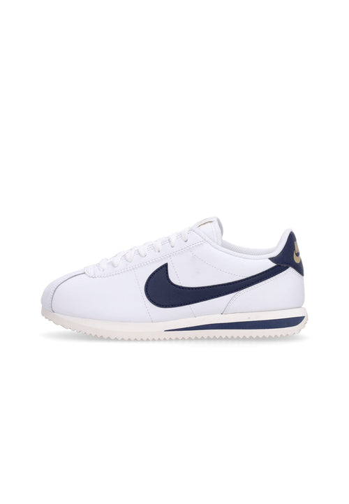 Nike Scarpa Bassa Donna W Cortez Leather White/obsidian/sail/metallic Gold da donna