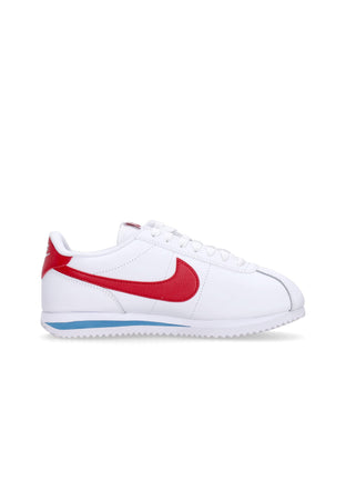Nike Scarpa Bassa Donna W Cortez Leather White/varsity Red/varsity Blue da donna