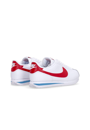 Nike Scarpa Bassa Donna W Cortez Leather White/varsity Red/varsity Blue da donna