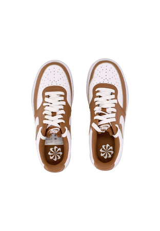 Nike Scarpa Bassa Donna W Court Vision Low Next Nature Lt British Tan/white da donna