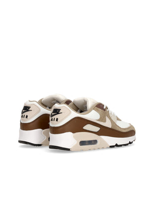 Nike Scarpa Bassa Uomo Air Max 90 Summit White/black/khaki/lt Orewood Brn da uomo