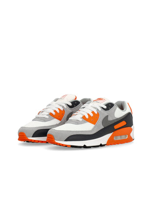 Nike Scarpa Bassa Uomo Air Max 90 Summit White/smoke Grey/safety Orange da uomo