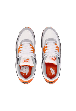 Nike Scarpa Bassa Uomo Air Max 90 Summit White/smoke Grey/safety Orange da uomo