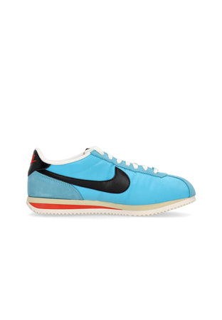 Nike Scarpa Bassa Uomo Cortez Textile Baltic Blue/black/team Gold/picante Red da uomo