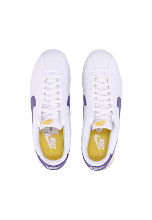 Nike Scarpa Bassa Uomo Cortez White/varsity Purple/varsity Maize da uomo
