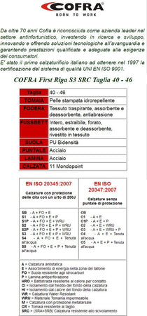 SCARPE ANTINFORTUNISTICHE RIGA ALTA IN PELLE S3 SRC COFRA LINEA FIRST PROTETTIVA Fai da te/Sicurezza e protezione/Attrezzature per sicurezza sul lavoro/Scarpe da lavoro uomo/Industria e Edilizia/Scarpe Trade Shop italia - Napoli, Commerciovirtuoso.it