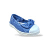 Scarpe ballerina Bambine e ragazze natural world salon lazo 473 celeste elastico