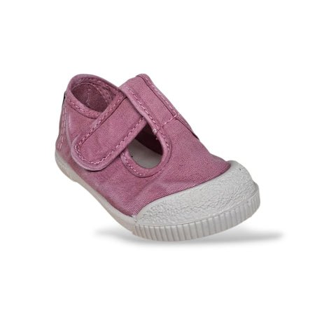 Sneakers Bambina Natural World 4521 Rosa Velcro – Scarpe Barefoot Vegane Primavera Estate