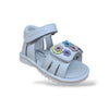 Sandali Tallonati Primi Passi Balducci Cita 6984 Bianco-Multicolor – Pelle con Velcro