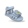 Sandali Tallonati Primi Passi Balducci Cita 7634 Bianco-Giallo – Pelle con Velcro