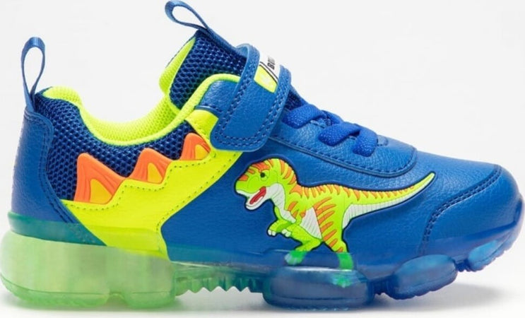 Scarpe Bambino Bull Boys Dinosauri Blu Sneaker Casual Con Laccio Elastico E Velcro Scarpe Con Luci Moda/Bambini e ragazzi/Scarpe/Sneaker e scarpe sportive/Sneaker casual D'Avanzo Clazature - Nola, Commerciovirtuoso.it