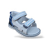 Sandali Tallonati Primi Passi Balducci Cita 7368 Bianco-Azzurro – Pelle con Velcro