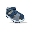 Scarpe Ragnetto Primi Passi Bambini Balocchi Ciciban Teddy Blue-Grigio – Pelle Velcro