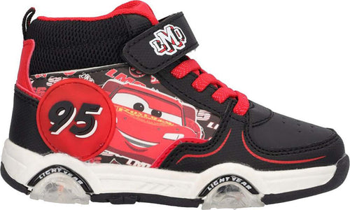 Scarpe-Cars-con-luci-alte-dal-24-al-30-nero