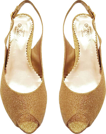 Sarpe Tacco Estive Donna Open Toe Scarpa aperta Sandalo Brillantini Made in Italy Scarpe Eleganti da Sera art. 918 zoccoletta donna L'Orchidea - Siderno, Commerciovirtuoso.it