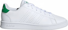 Scarpe Donna Uomo Adidas Advantage Tinta Unita Bianche in Pelle Con Dettaglio Verde Sneaker Lacci E Suola in Gomma Moda/Uomo/Scarpe/Sneaker e scarpe sportive/Sneaker casual D'Avanzo Clazature - Nola, Commerciovirtuoso.it
