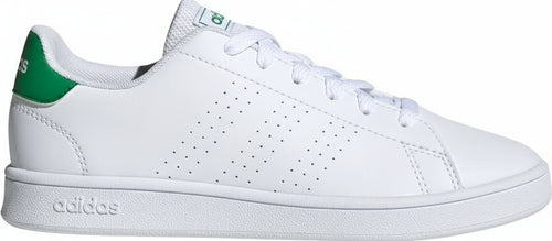 Scarpe Donna Uomo Adidas Advantage Tinta Unita Bianche in Pelle Con Dettaglio Verde Sneaker Lacci E Suola in Gomma Moda/Uomo/Scarpe/Sneaker e scarpe sportive/Sneaker casual D'Avanzo Clazature - Nola, Commerciovirtuoso.it
