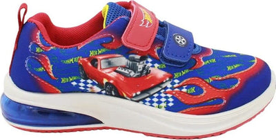 Scarpe-Hot-Wheels-blu-con-luci-+-macchinina-in-omaggio