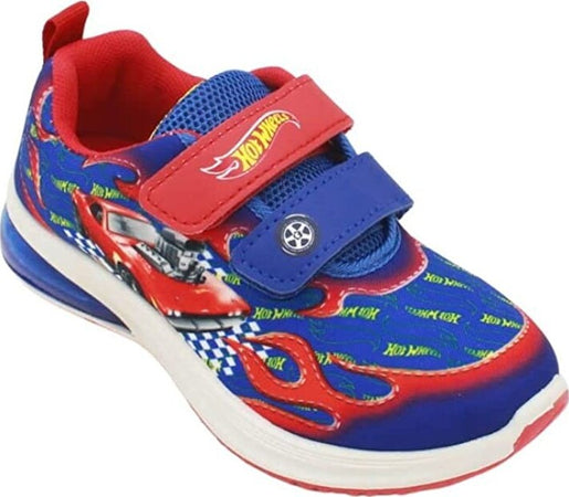 Scarpe-Hot-Wheels-blu-con-luci-+-macchinina-in-omaggio